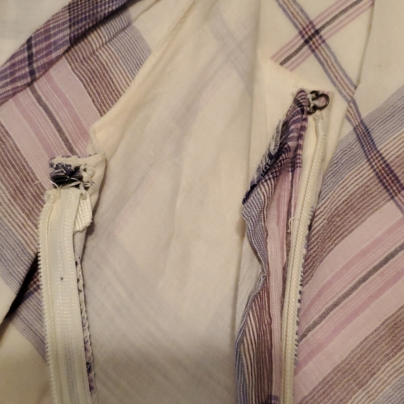 EUC Converse One Star Boho Punk Plaid Dress - Picture 5 of 5